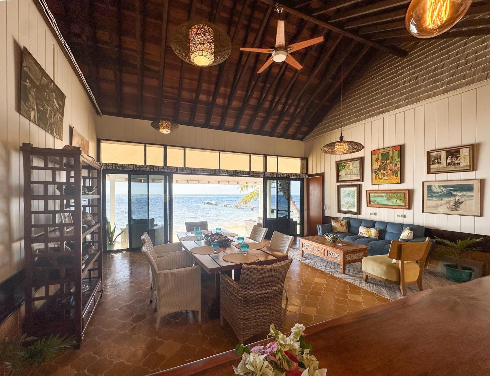 Вилла Chez Jay Moorea Beach House Махарепа Экстерьер фото